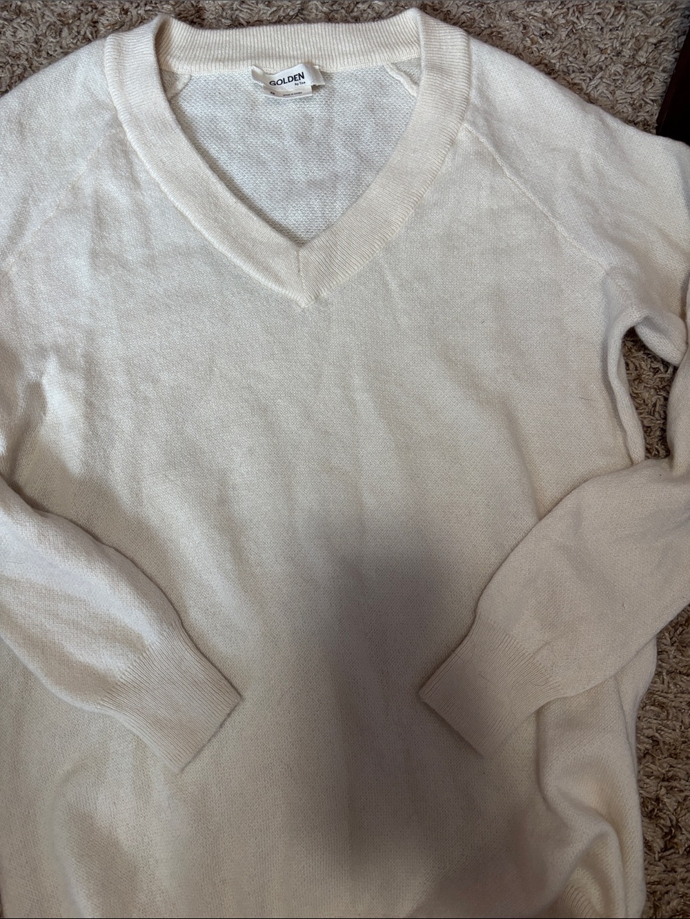 Golden By Tna Cream V-Neck sweater